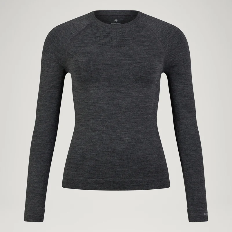 Women's BaaBaa Pro L/S Base Layer Top - Grey