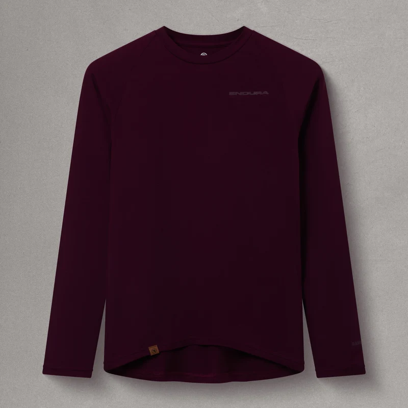 Women's BaaBaa Blend L/S Base Layer - Aubergine