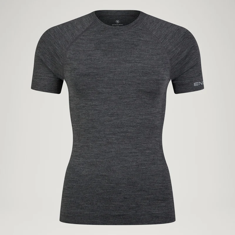 Women's BaaBaa Pro S/S Base Layer Top - Grey