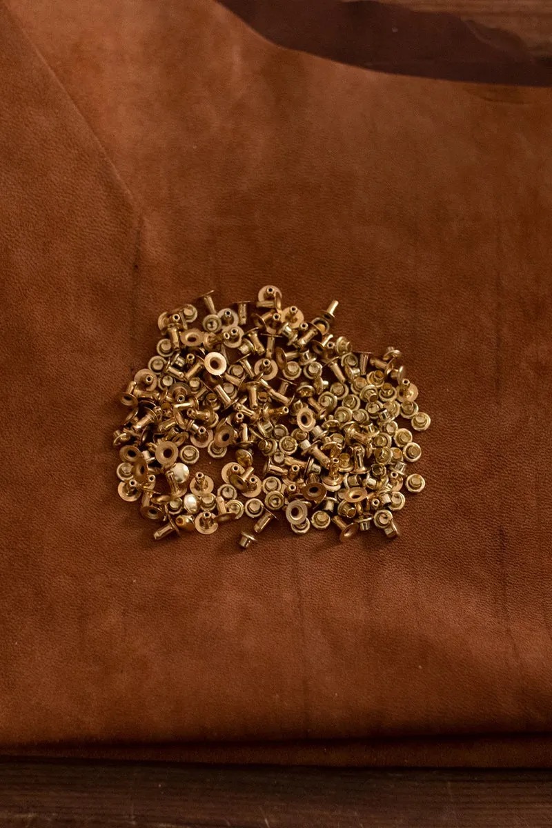 Hollow Rivet KØ5,6 x L6,7 mm Iron/Brass