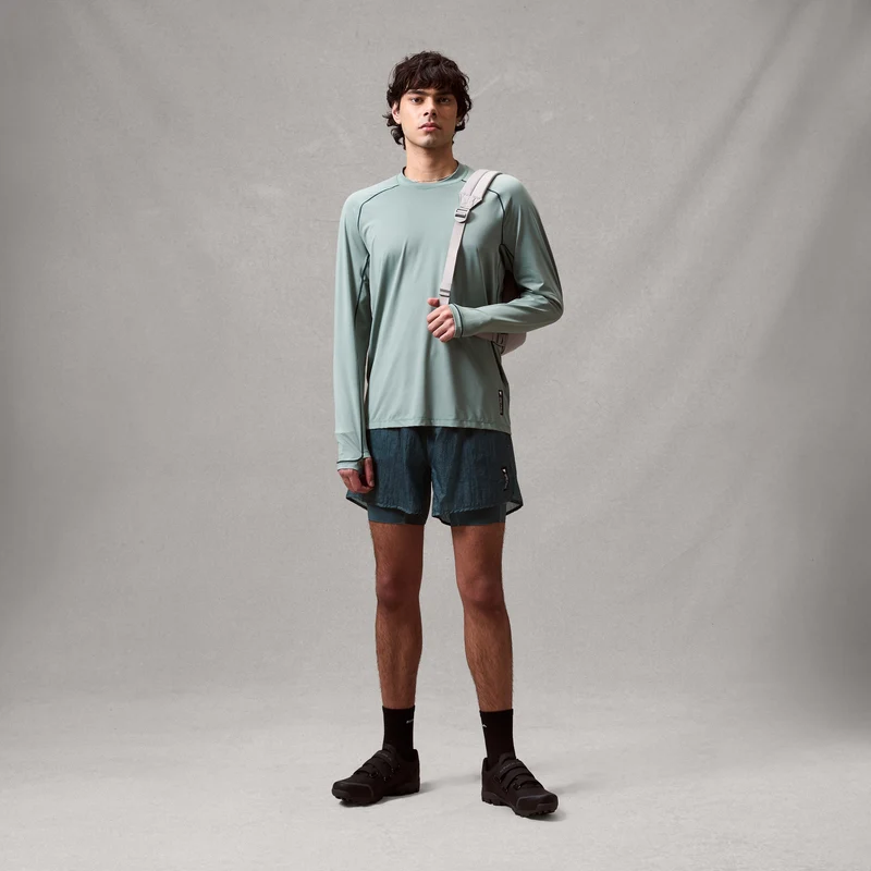 Men's AllTrack Rout L/S Tech Tee - Sage Green