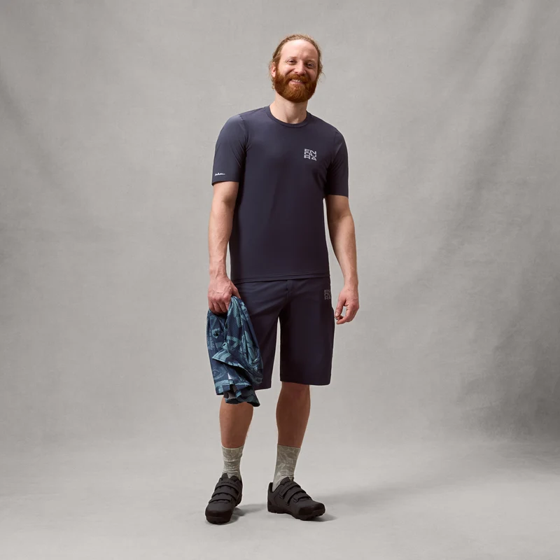 Men's AllTrack Ride S/S Tech Tee - Carbon Grey