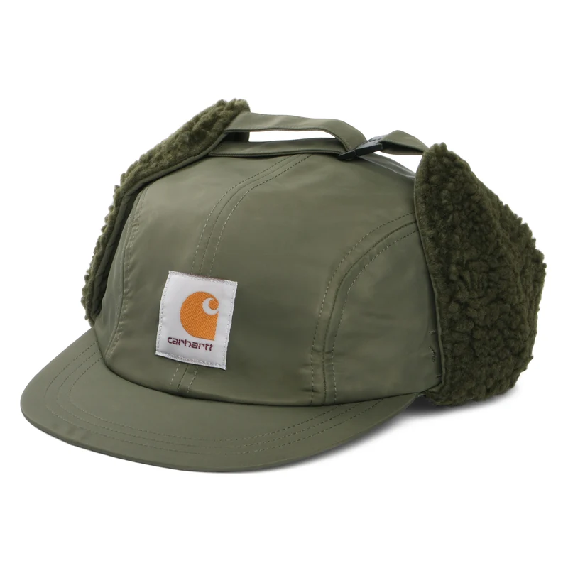 Carhartt WIP Oltera 4 Paneelen Cap mit Ohrenklappen - Zypresse