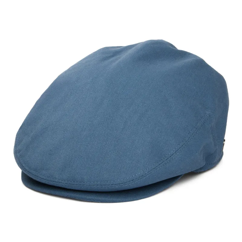 Jaxon & James Schiebermütze aus Leinen - Schieferblau