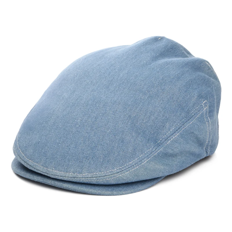 Brixton Hooligan Denim Schiebermütze - Blau
