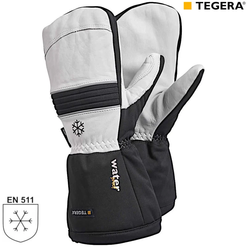 TEGERA 191 Lederhandschuhe Winter Fausthandschuhe