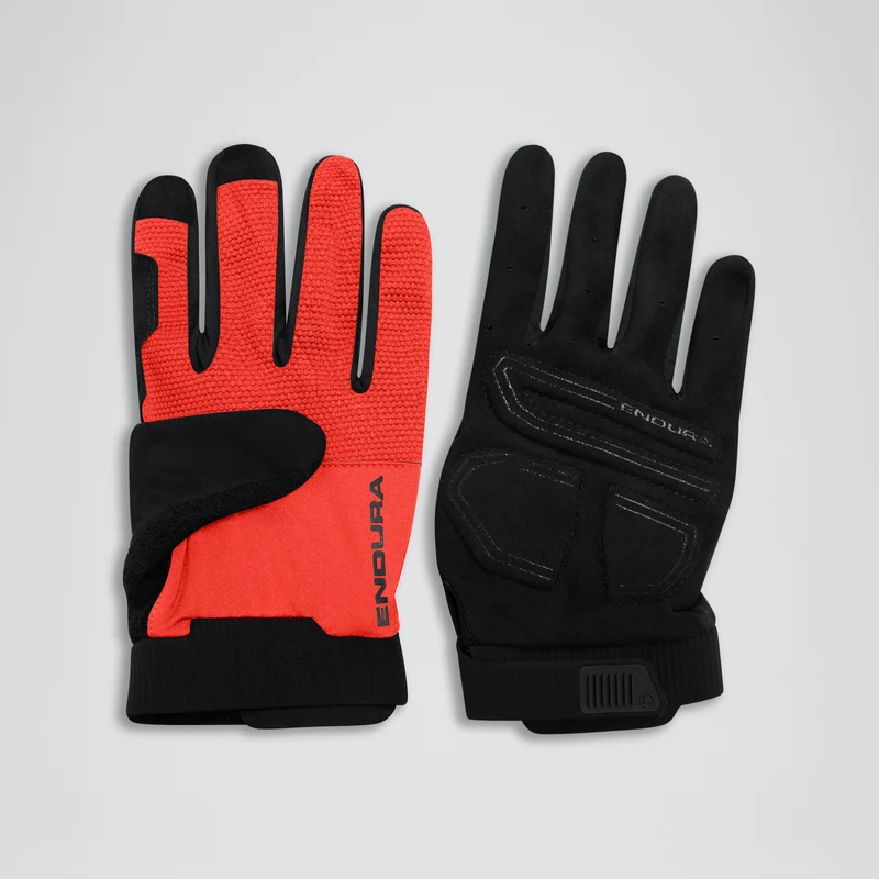 Loop Full Finger Gloves - Flame Red