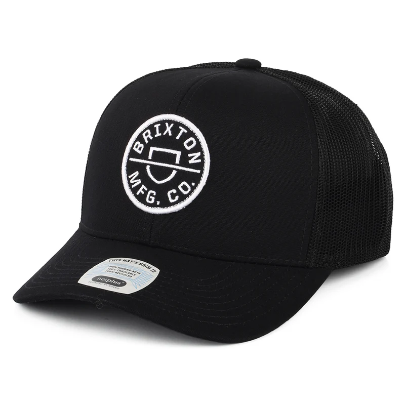 Brixton Crest NetPlus MP Trucker Cap - Schwarz