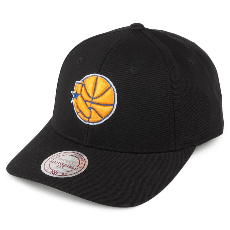 Mitchell & Ness Golden State Warriors - Team Logo Low Pro - Schwarz