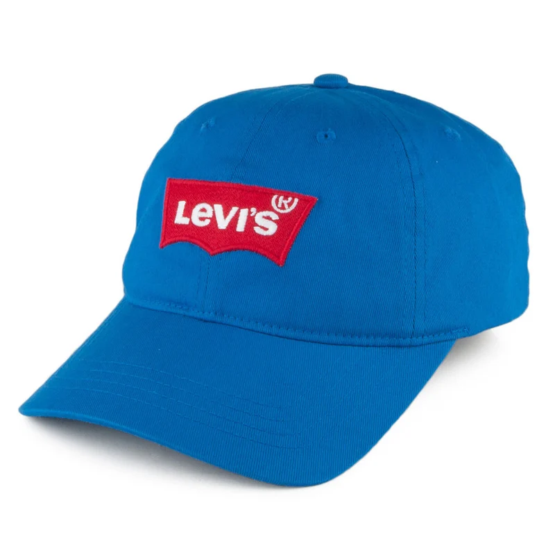 Levi's Big Batwing Baseball Cap - Königsblau mit leerem Etikett