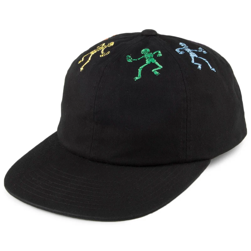 HUF Owsley 6 Paneelen Snapback Cap - Schwarz