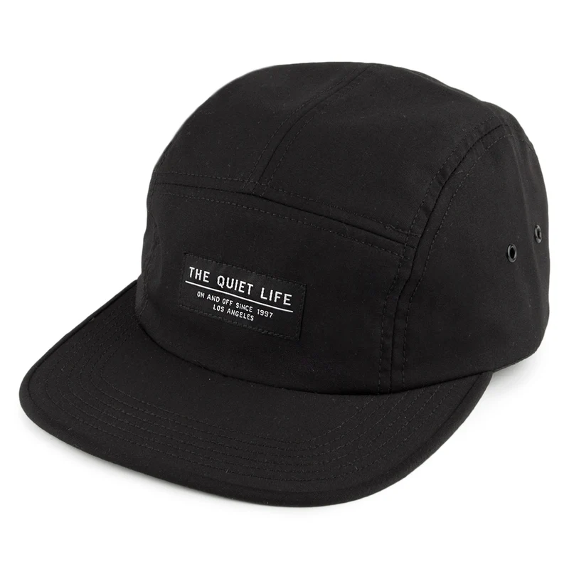 The Quiet Life Foundation 5 Paneelen Cap - Schwarz