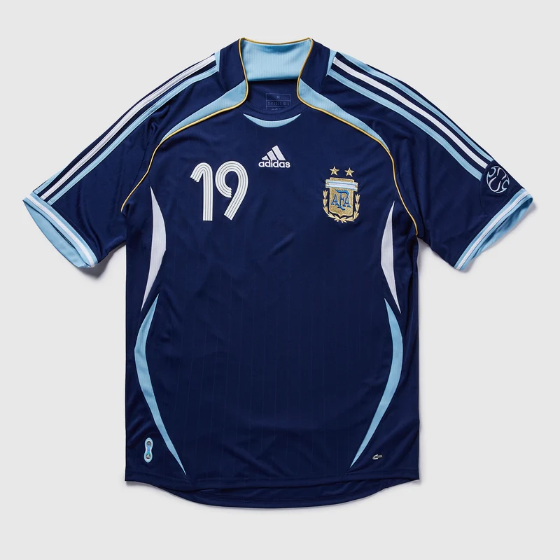adidas Originals Argentinien 2006 Auswärtstrikot mit Messi 19