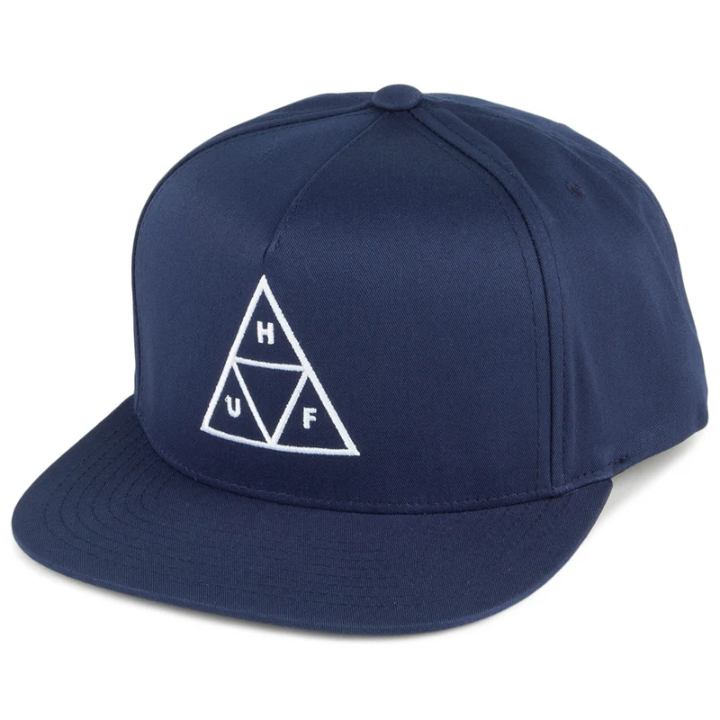 HUF Triple Triangle Snapback Cap - Marineblau