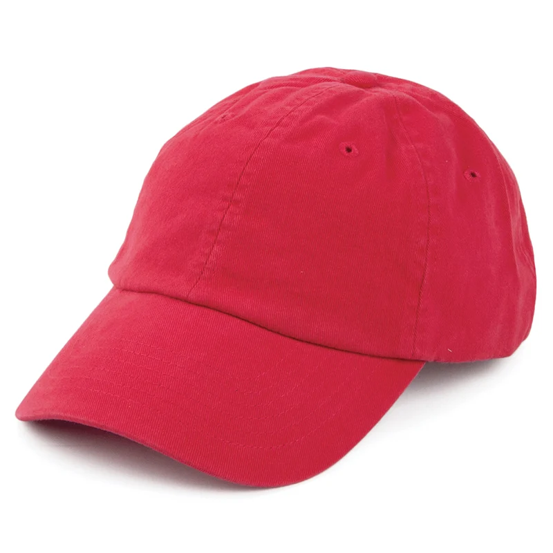 Baseball Cap aus Verwaschener Baumwolle - Rot
