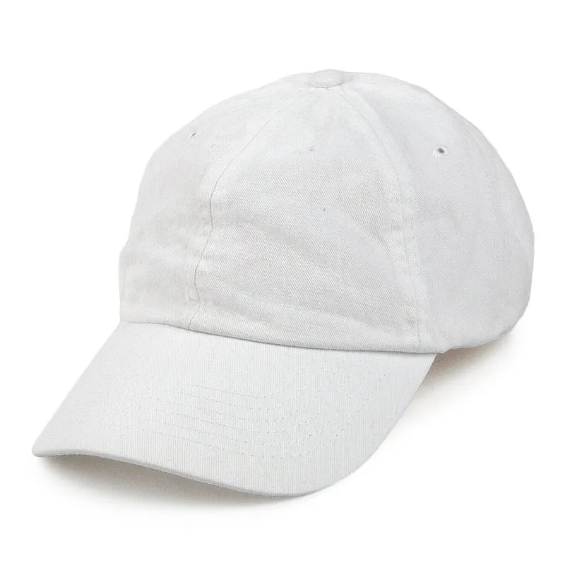Baseball Cap aus Verwaschener Baumwolle - Weiß