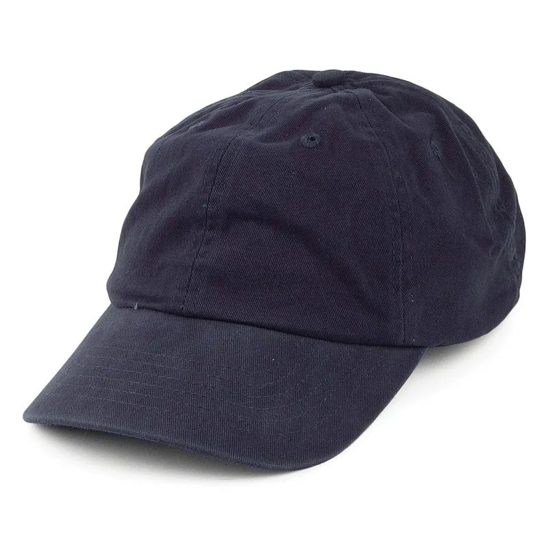 Baseball Cap aus Verwaschener Baumwolle - Marineblau