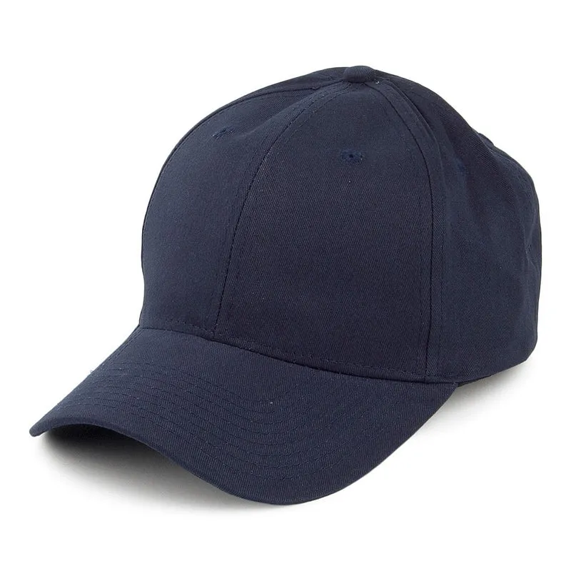Cap aus Gebürsteter Baumwolle - Marineblau