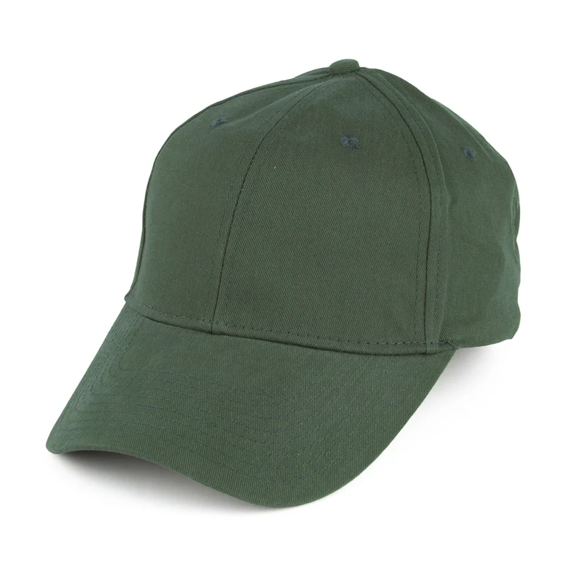 Cap aus Gebürsteter Baumwolle - Grün