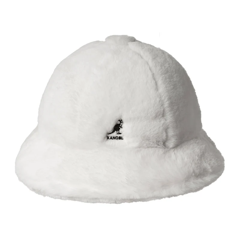 Kangol Kunstfell Casual Kunstfell Fischerhut - Creme