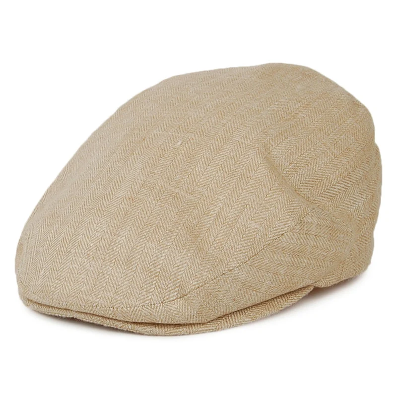 City Sport Promo Lightweight Schiebermütze mit Fischgrätmuster - Sand
