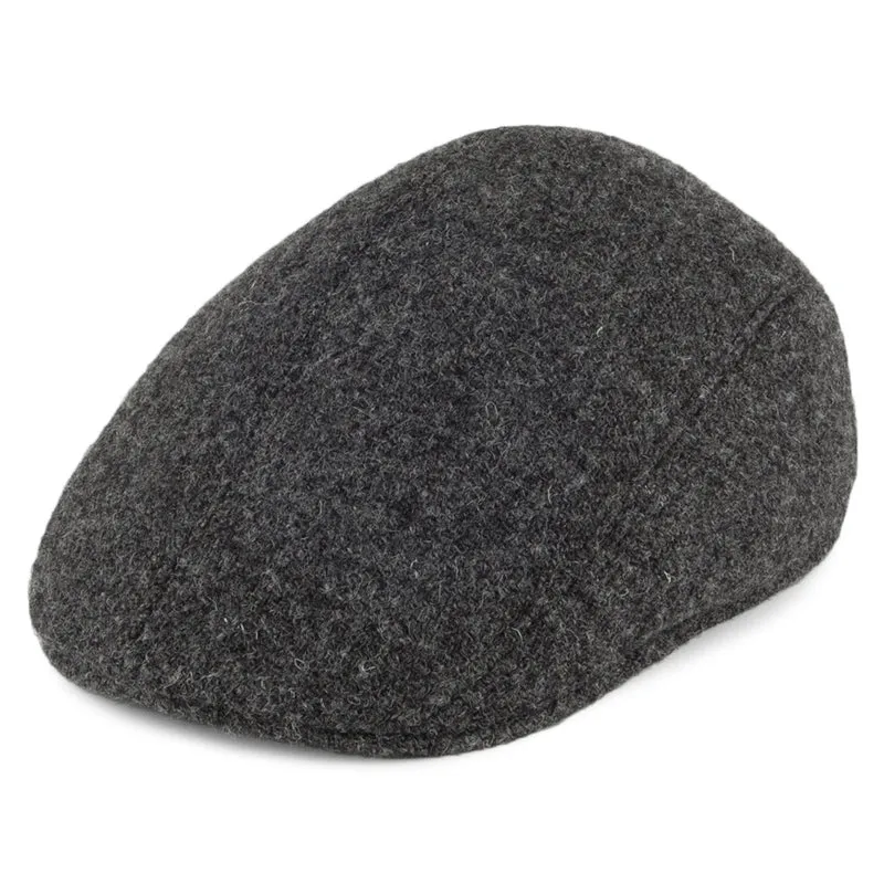 Crambes HARRIS TWEED Ascot Schiebermütze - Anthrazit