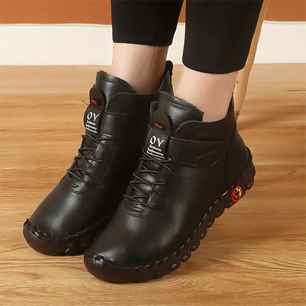 Warme hohe Damenschuhe für den Winter – Nova