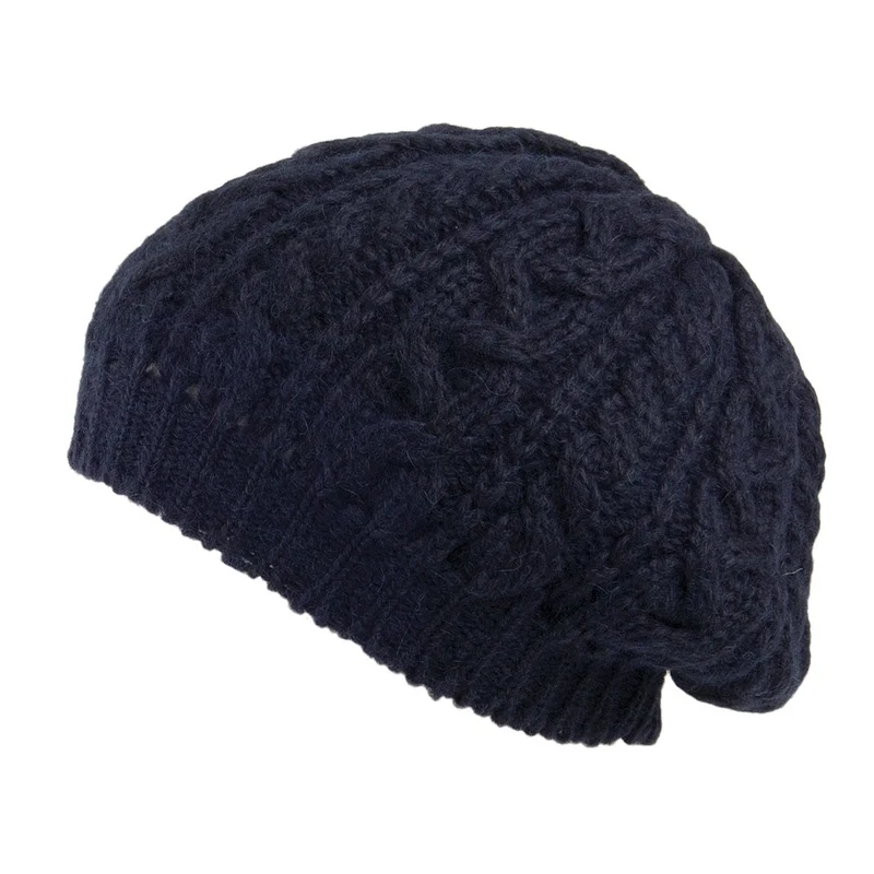 Highland 2000 Alpaka Baskenmütze - Marineblau