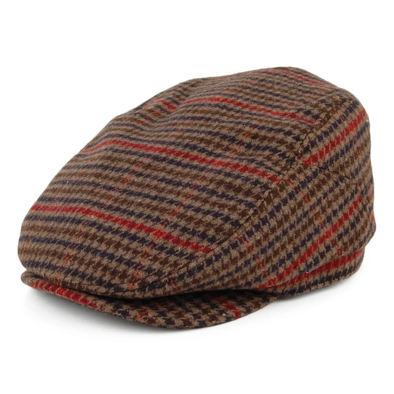 Barts Ixia Schiebermütze Houndstooth - Braun