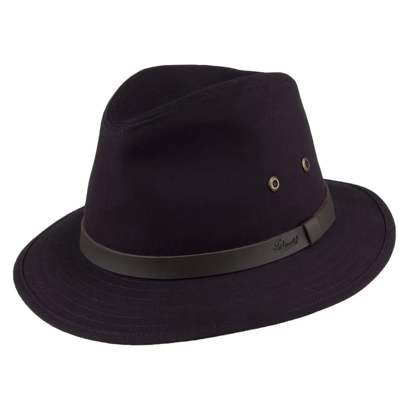 Failsworth Ambassador Safari Fedora - Marineblau