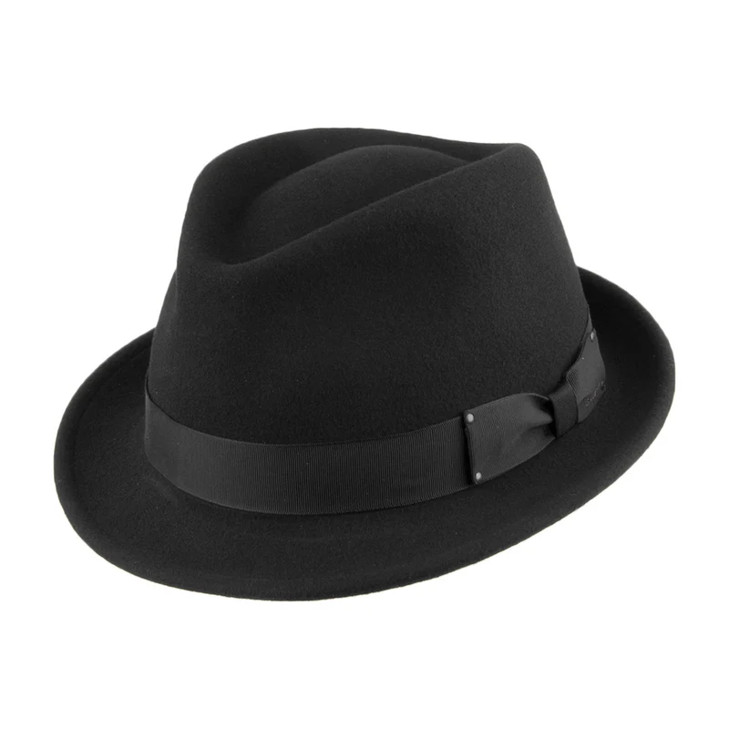 Bailey Wynn II Knautschbarer Trilby - Schwarz
