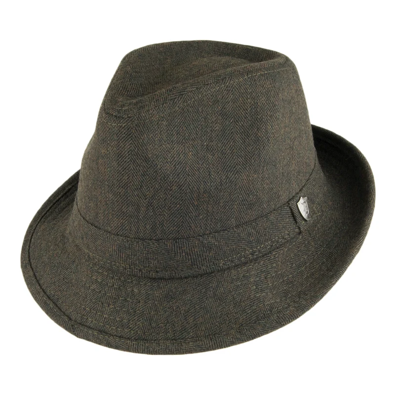 Dorfman Pacific Trilby Hut aus Wollmischung - Olivgrün