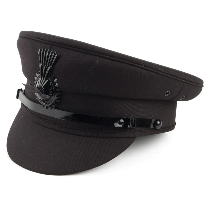 Denton Chauffeursmütze - Schwarz