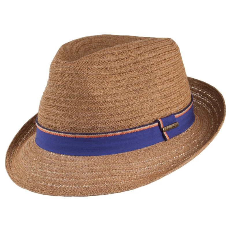 Stetson Toyo Player Hut mit gestreiftem Hutband - Braun