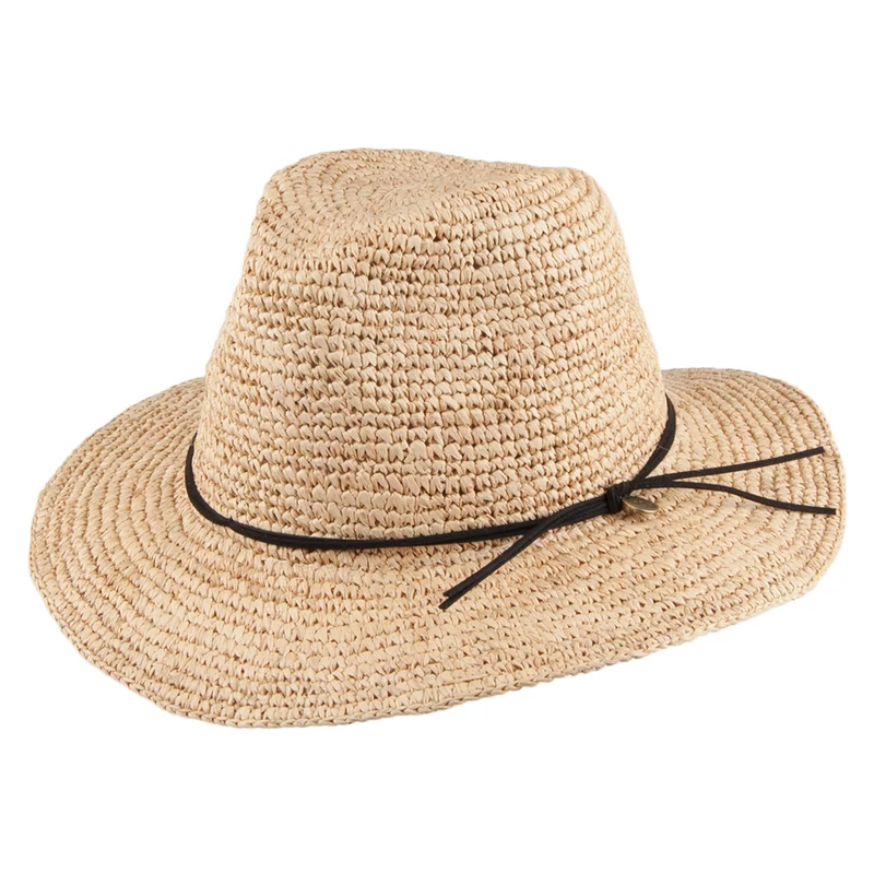 Barts Celery Fedora Hut aus Stroh - Natur