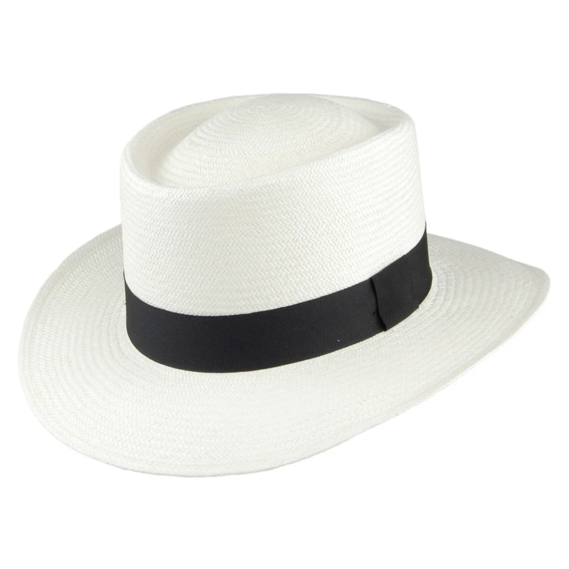 Christys Camilla Panama Gambler Strohhut - Natur
