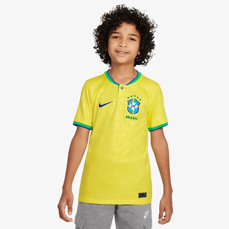 Nike Brasilien 22/23 Kinder Dri-Fit Stadium Heimtrikot