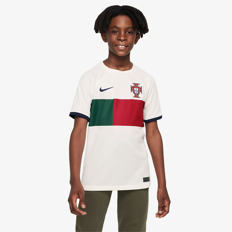 Nike Portugal Kinder 22/23 Dri-Fit Auswärtstrikot