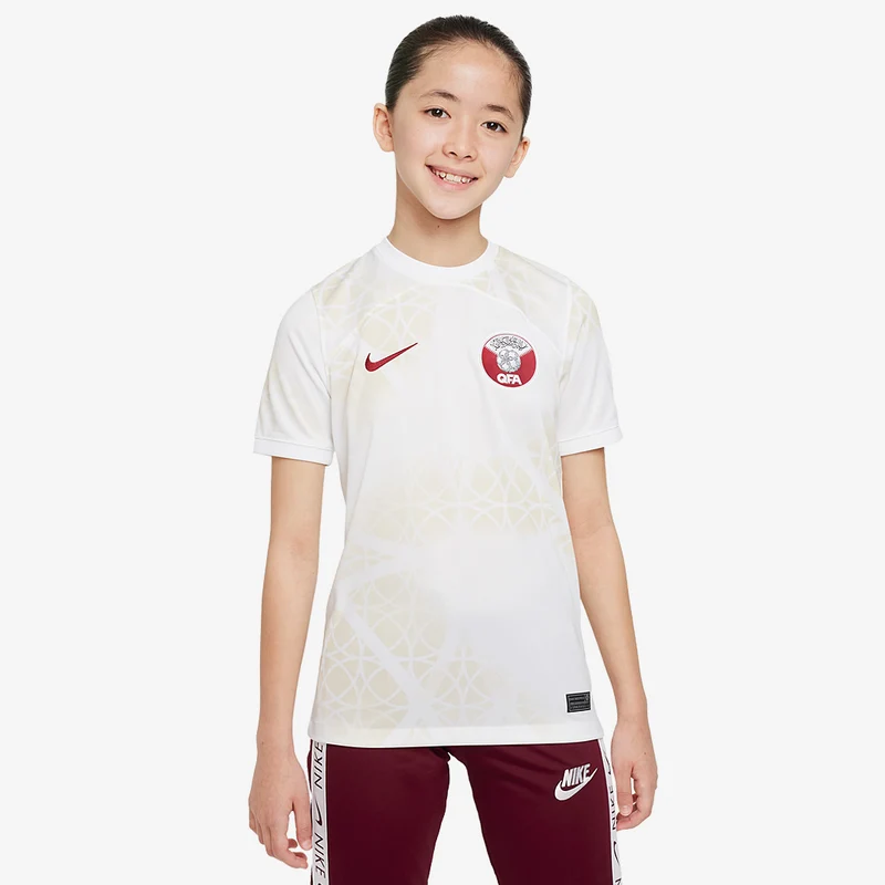 Nike Qatar 2023 Kids Dri-Fit SS Away Shirt