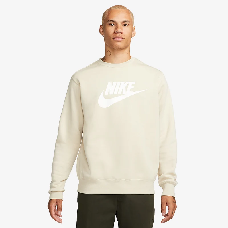 Nike Sportswear Club Fleece Brushed Back Graphic Crew Sweatshirt