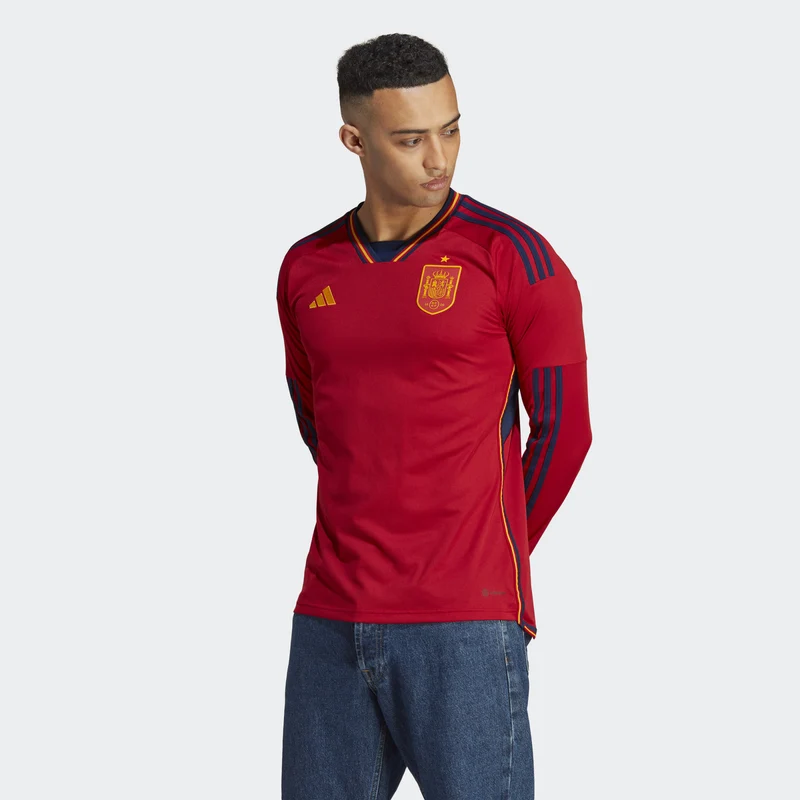 adidas Spain 2022 LS Home Shirt