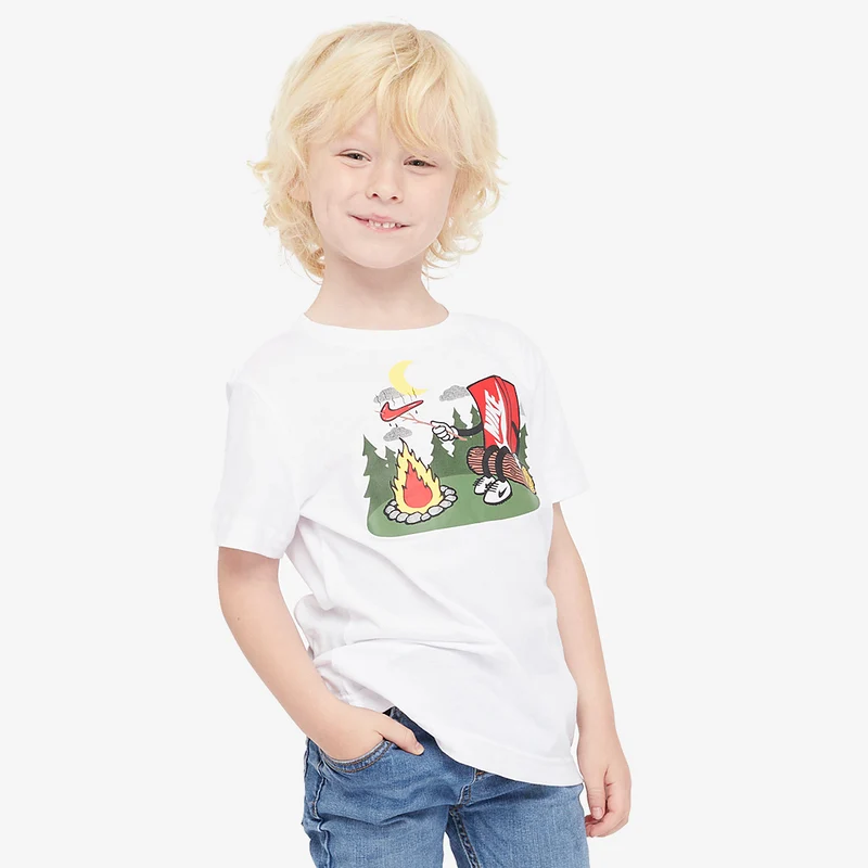 Nike Kleine Kinder Boxy Campfire T-Shirt (2-7 Jahre)