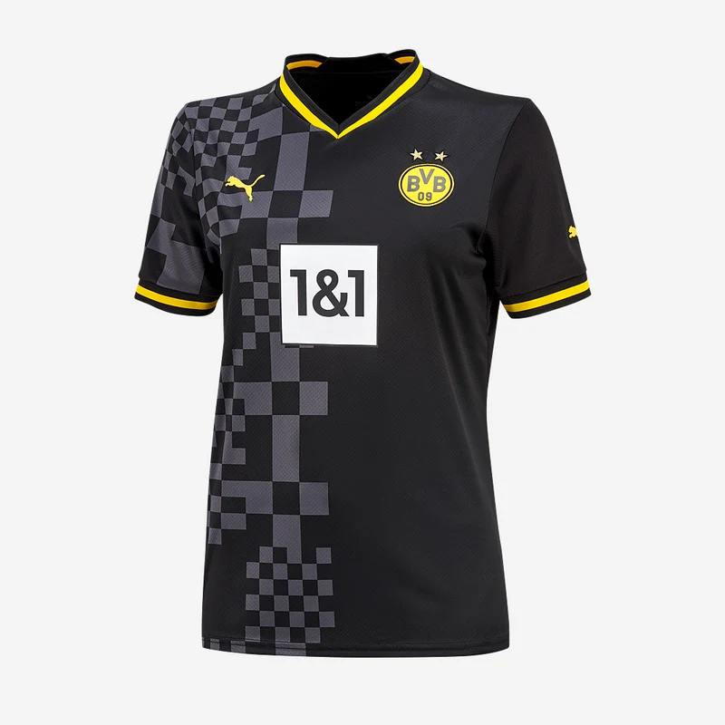 Puma Borussia Dortmund 22/23 Womens Replica Away Shirt Without Sponsor