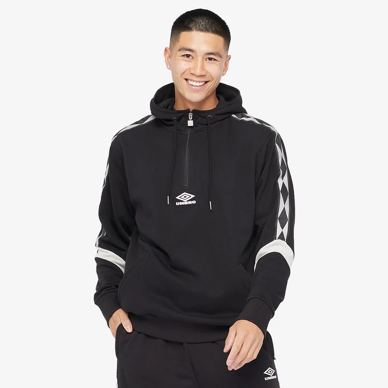 Umbro Diamond Taped Half Zip Hoodie