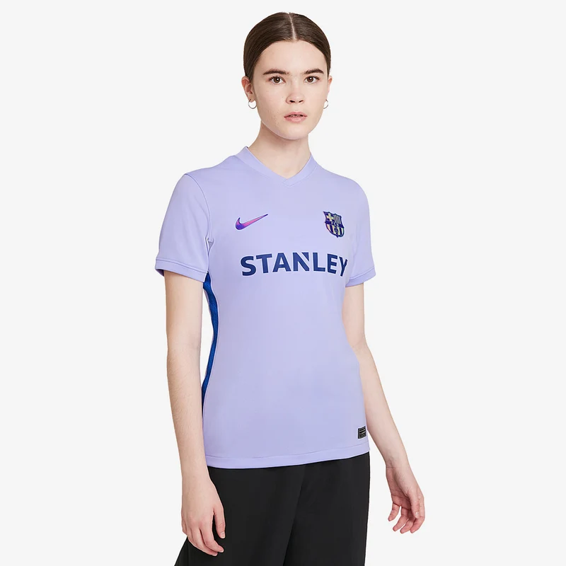 Nike FC Barcelona 21/22 Damen Stadium Auswärtstrikot - Violett Pulse/Dtm