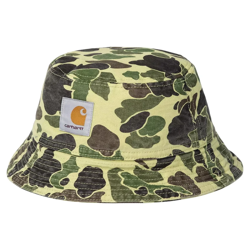 Carhartt WIP Duck Verwaschener Fischerhut aus organischer Baumwolle - Tarnfarben
