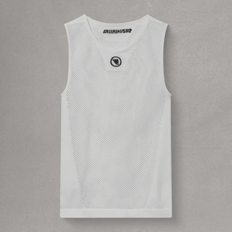 Men's Fishnet S/L Base Layer - White