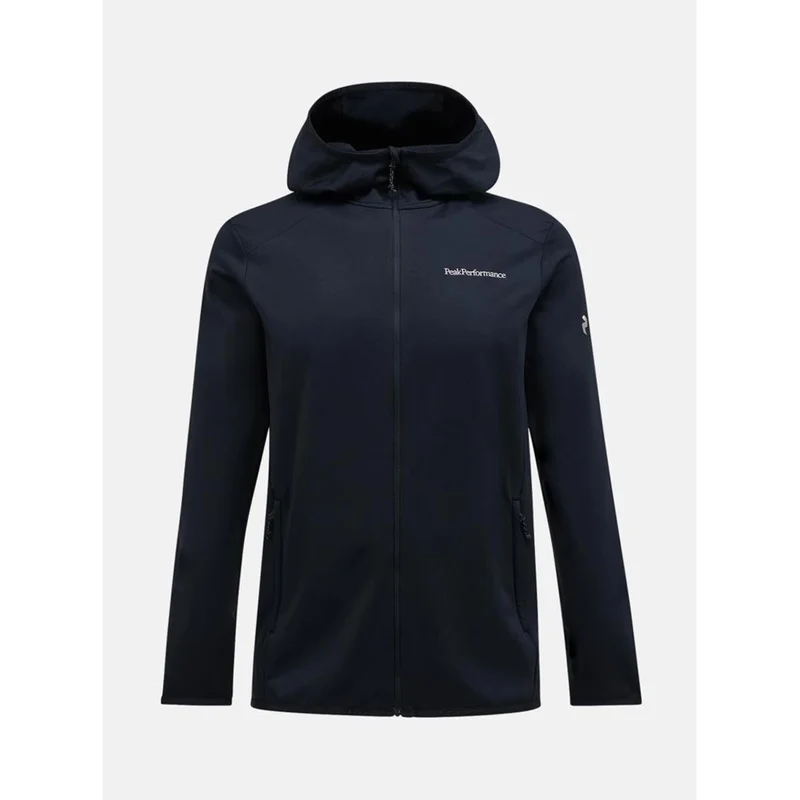 Peak Performance M Light Zip Hood black Damen Powerstretch Jacke