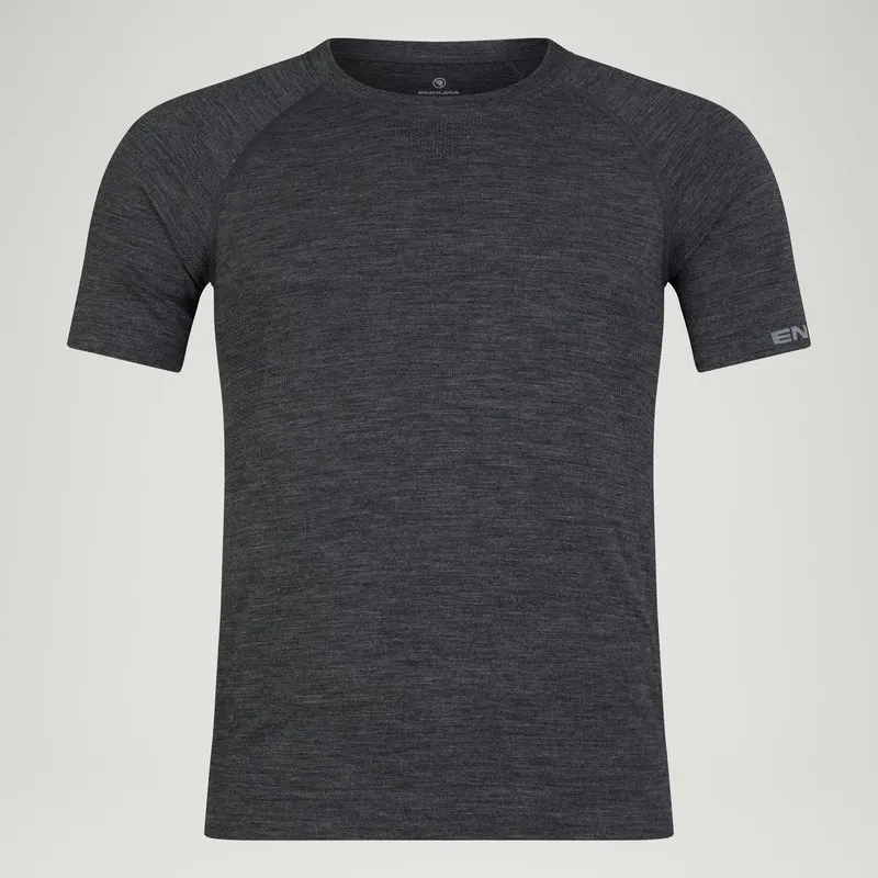 Men's BaaBaa Pro S/S Base Layer Top - Grey