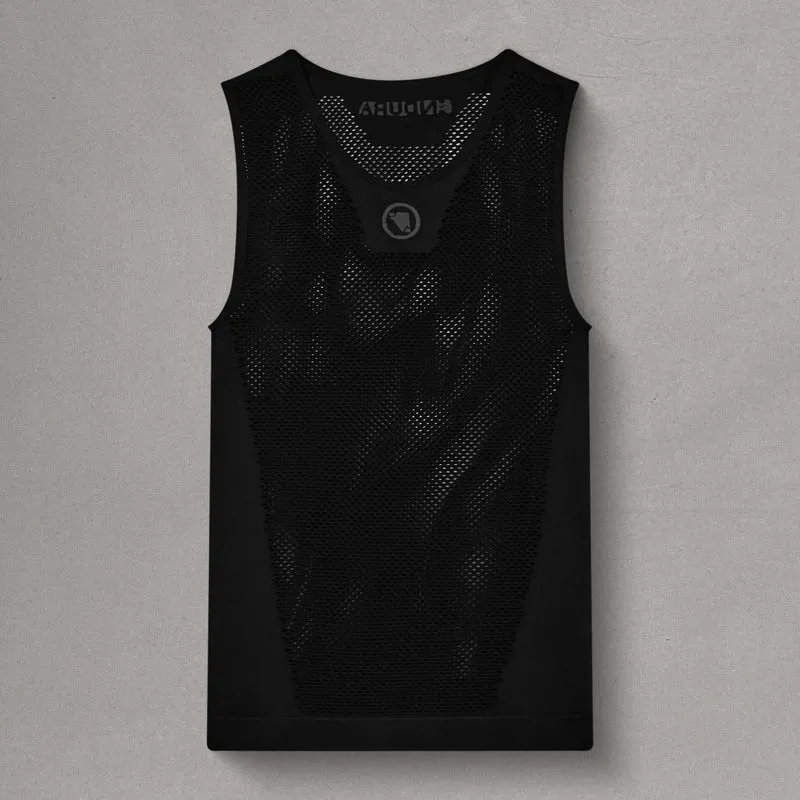 Men's Fishnet S/L Base Layer - Black